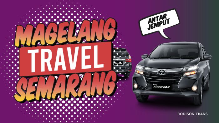 travel Magelang Semarang 24 jam